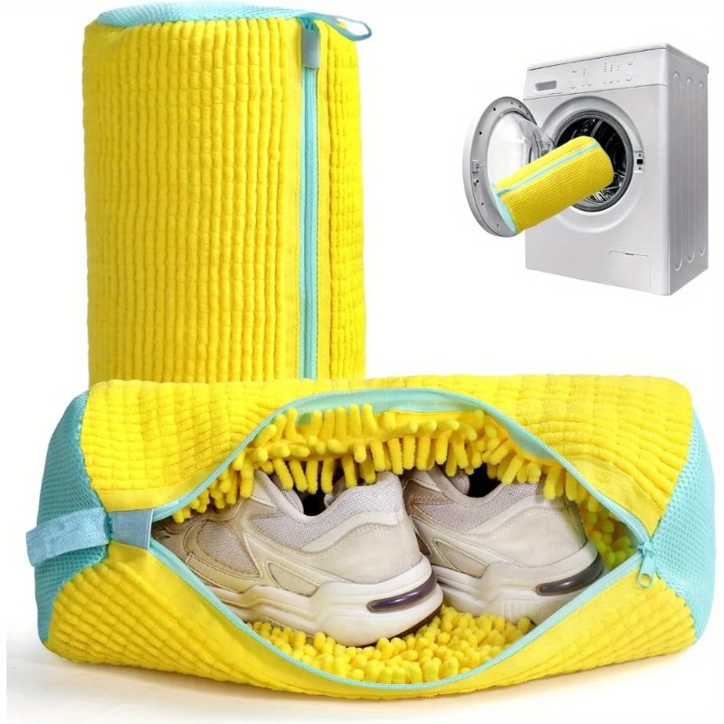 Sneaker Care Cleaning Kit - Kalınlaştırılmış Ayakkabı Yıkama Makinesi Çantası, Fermuarlı