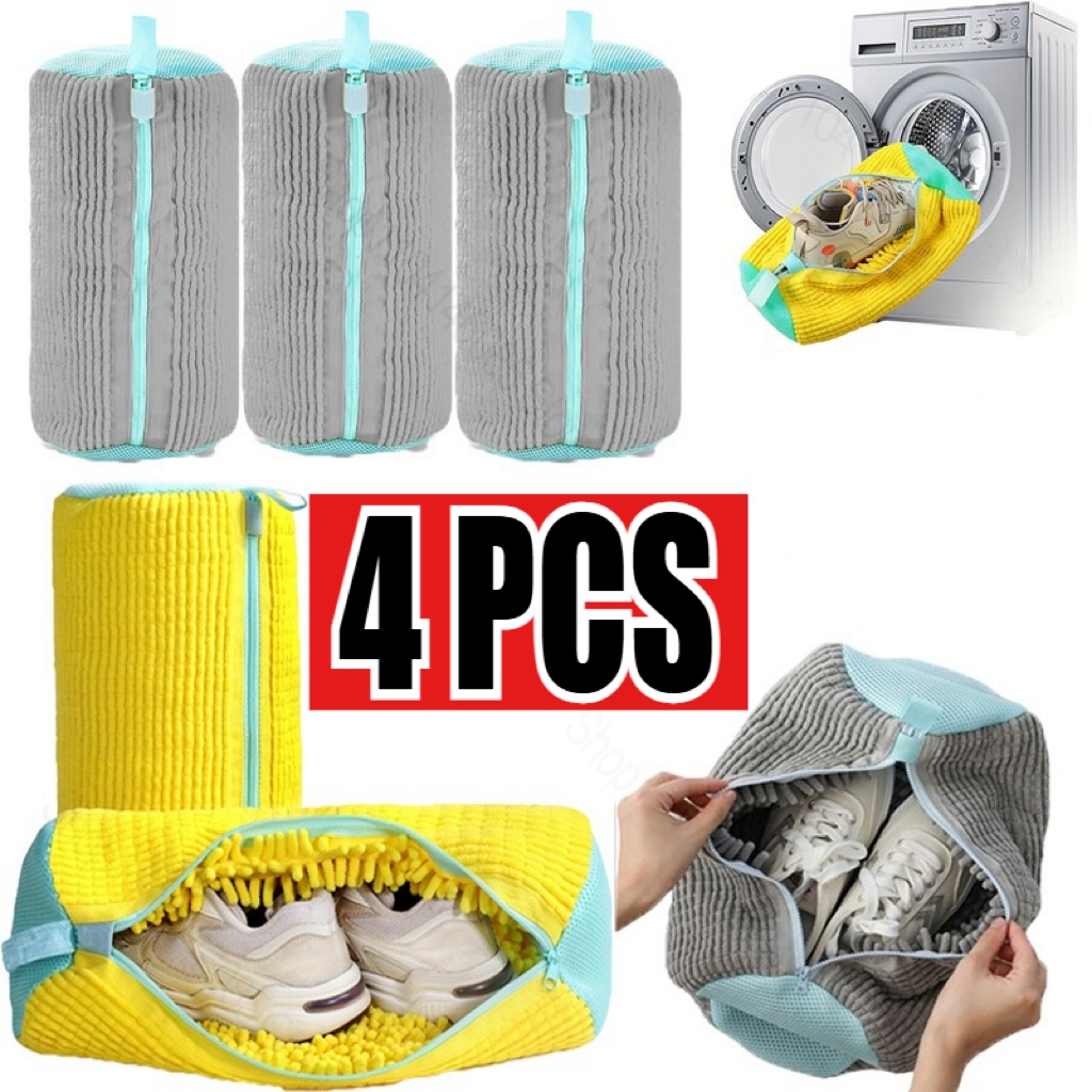 Sneaker Care Cleaning Kit - Dayanıklı Örgü Ayakkabı Yıkama Torbası Fermuarlı