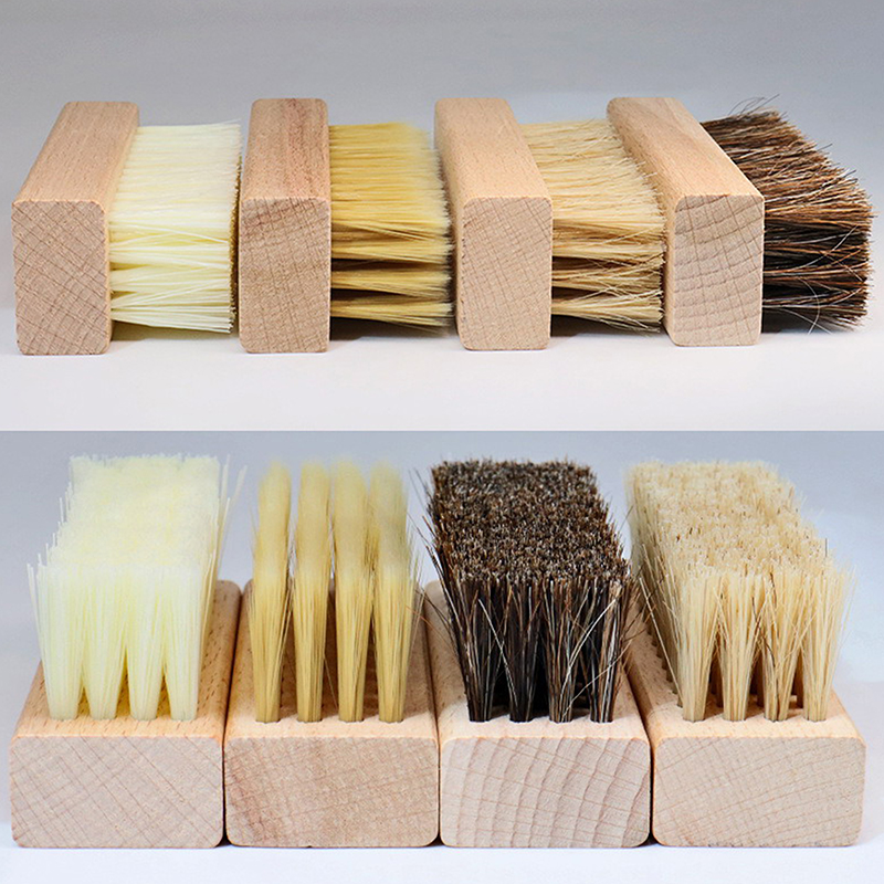 Sneaker Cleaning Kit - Faydalı ahşap saplı ayakkabı fırçası cila